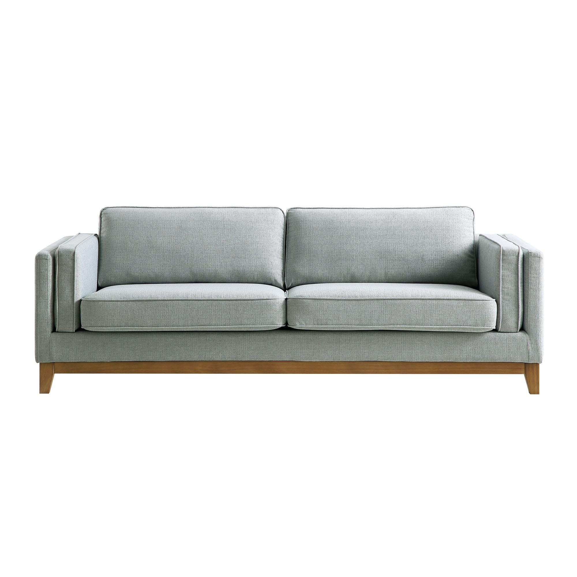 Dipley Sage Fabric Sofa, 3-Seater