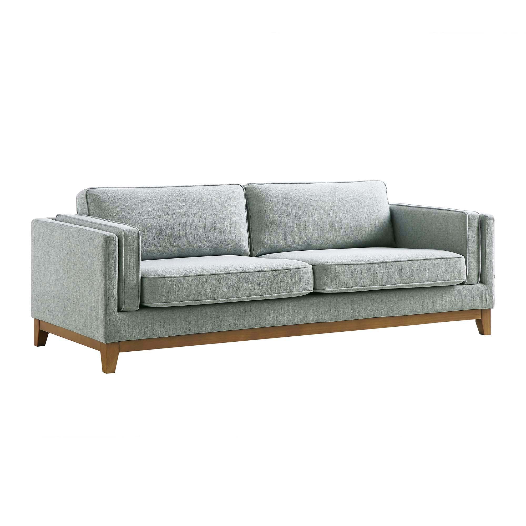 Dipley Sage Fabric Sofa, 3-Seater